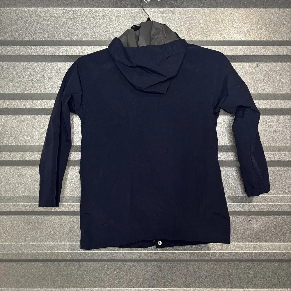 Crewcuts Outerwear Navy Blue Hooded Field Jacket Kids Size S 6-7